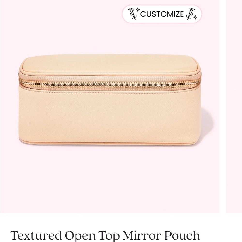 stoney clover lane mirror makeup pouch